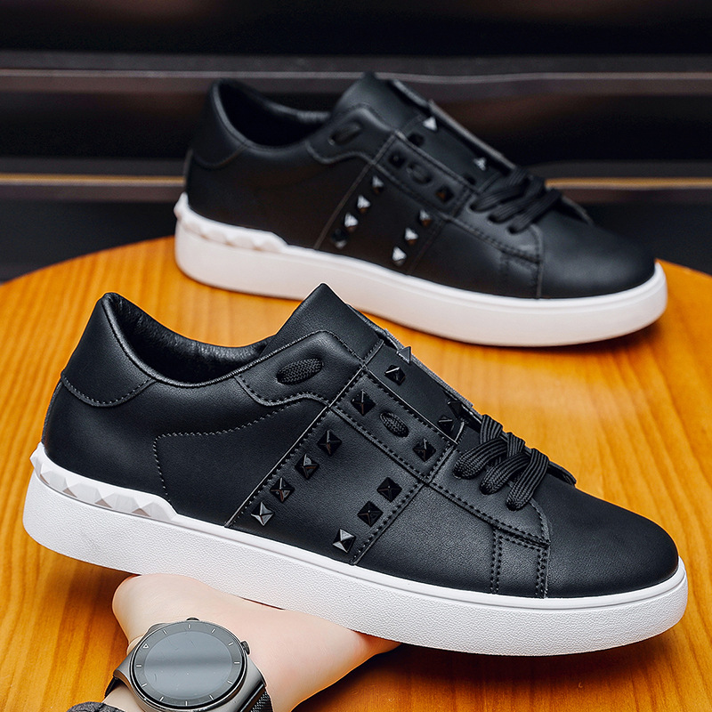 Men Shoes Dior - รองเท้าผ้าใบสีขาวแฟชั่นใหม่สำหรับผู้ชาย รุ่นสปริง/ออทั่ม รองเท้าลำลองแบบสวมสำหรับวัยรุ่น