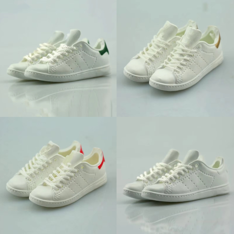 Men Shoes Quotes - 1/6 Scale Man หญิงแฟชั่นรองเท้าผ้าใบลําลอง Action Figure