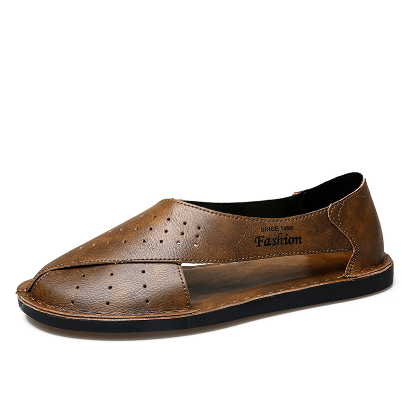Men Shoes Eu To Us Size - คลาวเวฟ เมนรองเท้าแตะลำลองทำมือสำหรับฤดูร้อนแบบโปร่งระบายอากาศได้ดี ไซส์ใหญ่ พื้นรองเท้านุ่มกันลื่น ใส่ได้ทุกวัน ใส่เดินเล่นนอกบ้าน