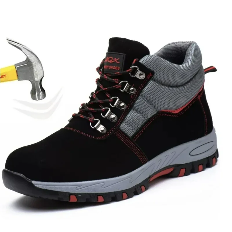 Men'S Shoes Dockers - คุณภาพสูงผู้ชายความปลอดภัยรองเท้าทํางานรองเท้าเหล็กรองเท้าเจาะชาย BOOT ฤดูหนาวรองเท้าอุ่นความปลอดภัย Botines สําหรับชาย botas