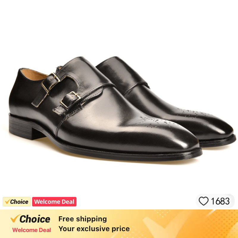 Men Shoes Eu To Us Size - รองเท้าหนังผู้ชายแบบทางการ สไตล์อ็อกซ์ฟอร์ด ผูกเชือก ใส่สบาย พื้นยางกันลื่น เหมาะสำหรับใส่ทำงานหรือลำลอง