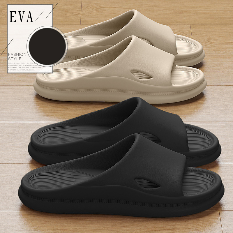 Men Shoes On Sale - รองเท้าแตะฤดูร้อนแบบเงียบ ระบายอากาศได้ดี รองเท้าแตะสำหรับห้องน้ำ ป้องกันกลิ่น ไม่ลื่น ใช้ได้ทั้งในร่มและกลางแจ้ง