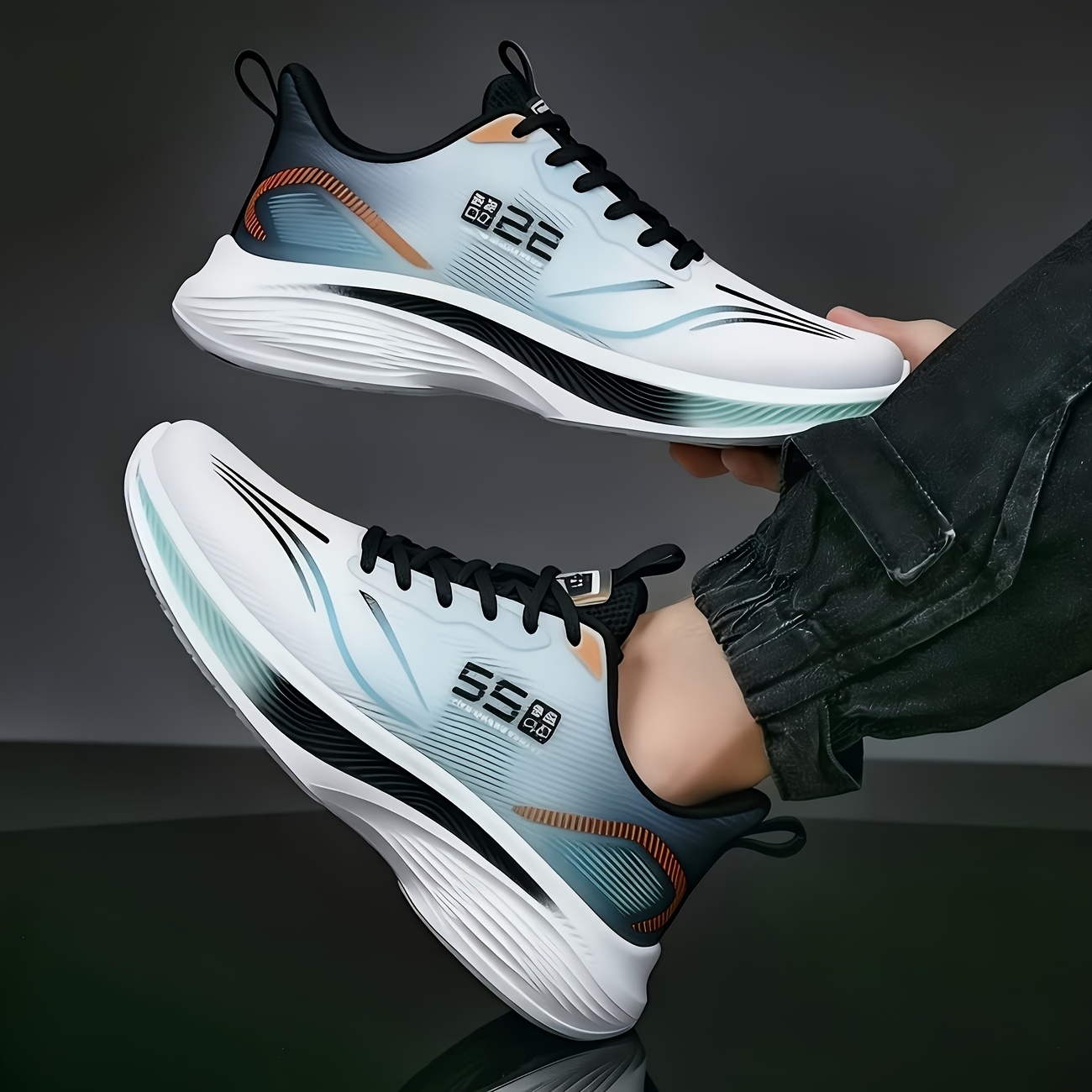 รองเท้าโลฟเฟอร์แบบสวมสำหรับผู้ - Men'S Shoes Green And White บทวิจารณ์และราคา