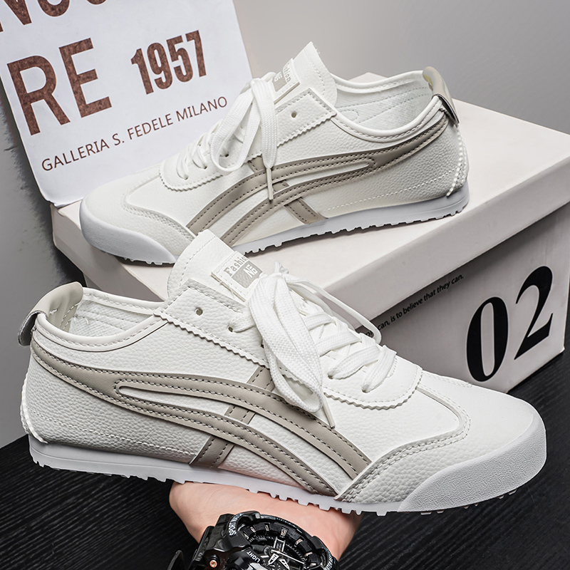 รองเท้าผ้าใบแบรนด์แฟชั่น รองเท - Men'S Shoes Green And White บทวิจารณ์และราคา