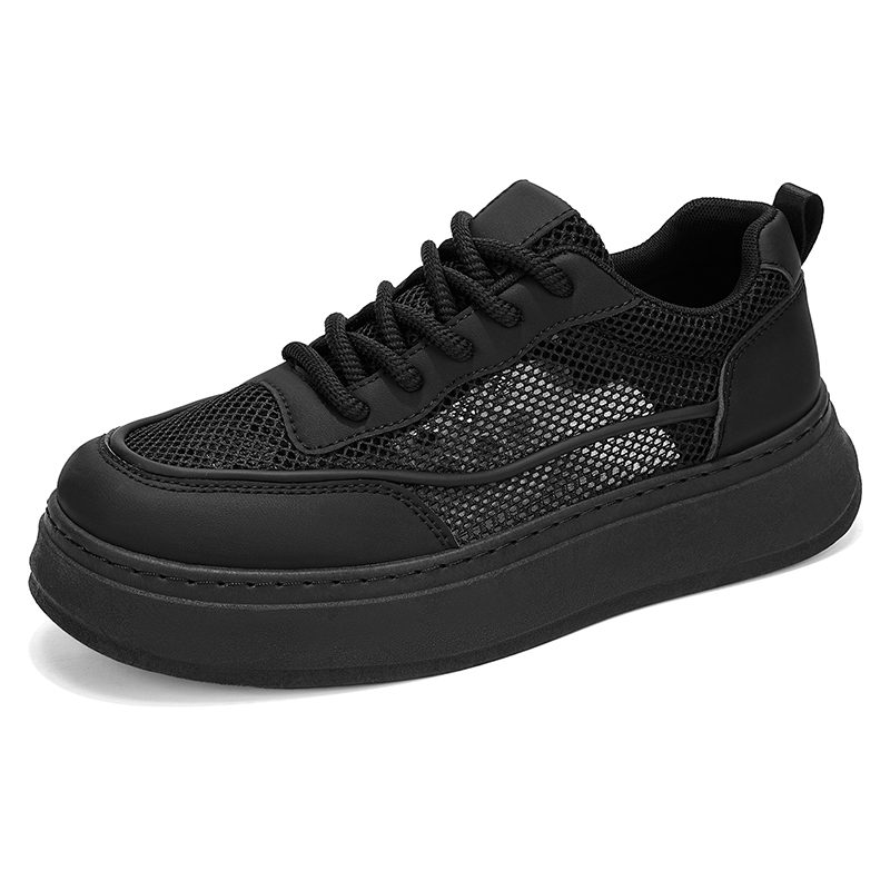 รองเท้าสเก็ตแพลตฟอร์มตาข่ายระบ - Men Shoes Eu To Us Size บทวิจารณ์และราคา