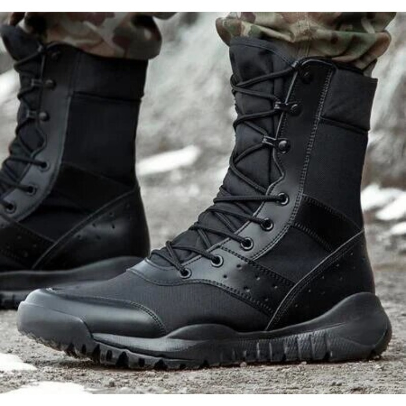 รองเท้าบูททางยุทธวิธีน้ำหนักเบ - Men'S Training Shoes บทวิจารณ์และราคา