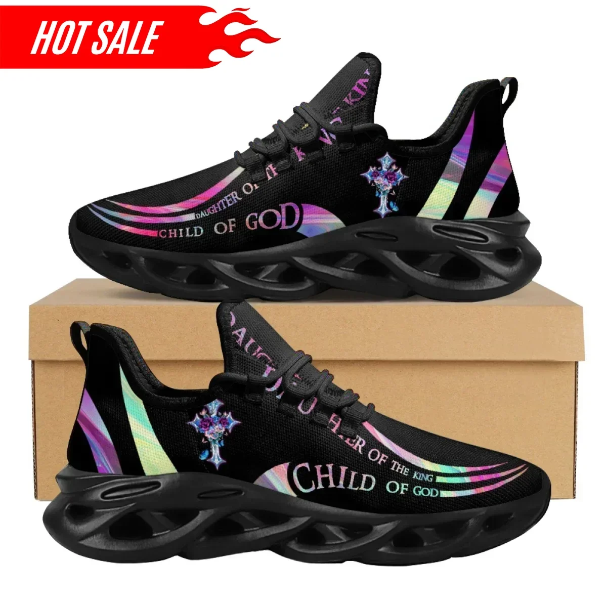 รองเท้าผ้าใบพิมพ์ลายพระเจ้าคริ - Men'S Training Shoes บทวิจารณ์และราคา