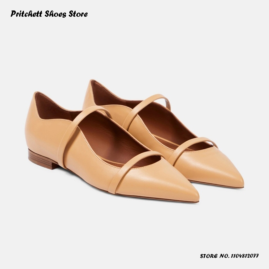 รองเท้าบัลเล่ต์หนังแบบสองสายรั - Men'S Shoes For Summer บทวิจารณ์และราคา