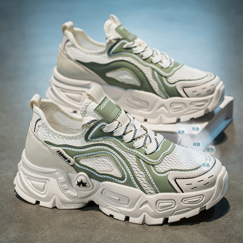 รองเท้าผ้าใบผู้ชายสีเขียวขาวทร - Men'S Shoes Green And White บทวิจารณ์และราคา