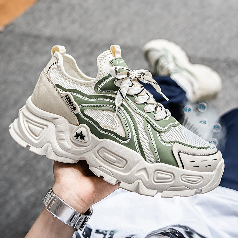 รองเท้าผ้าใบผู้ชายสีเขียวขาวทร - Men'S Shoes Green And White บทวิจารณ์และราคา