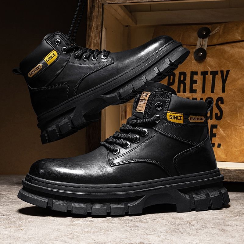 Vintage Men Platformข้อเท้ารอง - Winter Boot Insulated บทวิจารณ์และราคา