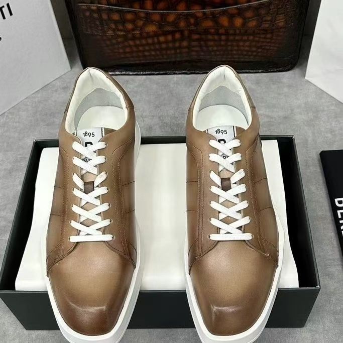 รองเท้าผู้ชายหนังวัวแท้ขนาดใหญ - Men Shoes Eu To Us Size บทวิจารณ์และราคา