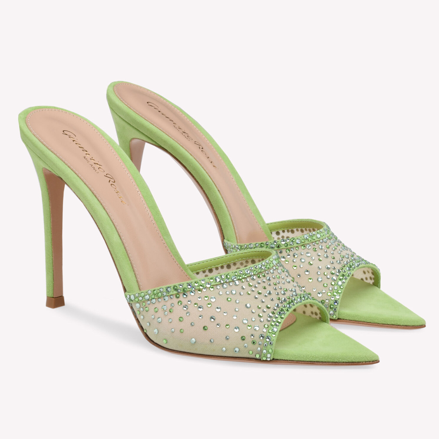 รองเท้าส้นสูงประดับเพชรแบบสวมป - Dress Shoe Pointed บทวิจารณ์และราคา