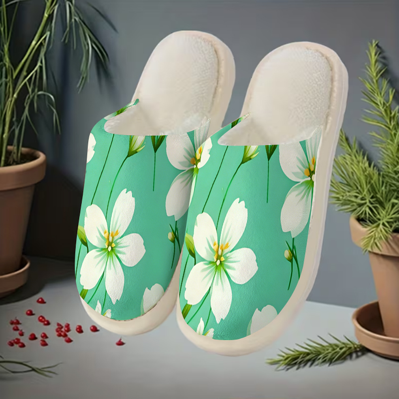 รองเท้าแตะหรูหราสีขาวเขียวลายด - Men'S Shoes Green And White บทวิจารณ์และราคา