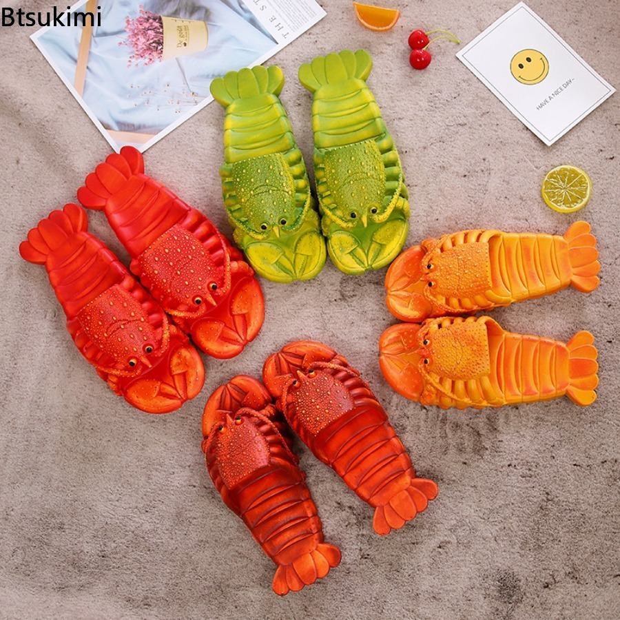 รองเท้าแตะลายการ์ตูนกุ้งมังกรส - Men'S Shoes For Summer บทวิจารณ์และราคา