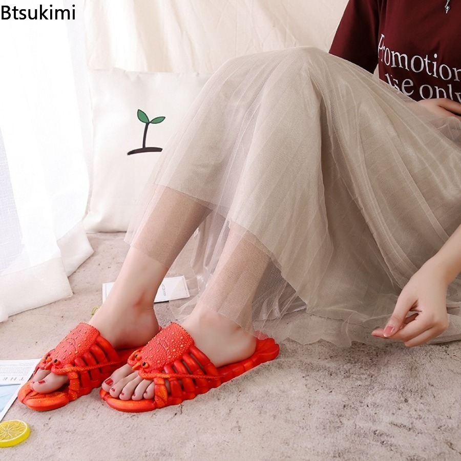 รองเท้าแตะลายการ์ตูนกุ้งมังกรส - Men'S Shoes For Summer บทวิจารณ์และราคา