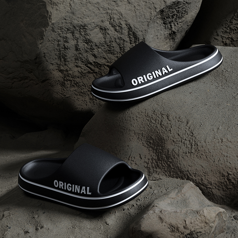 รองเท้าแตะพื้นหนาสำหรับผู้ชายแ - Men'S Shoes For Summer บทวิจารณ์และราคา