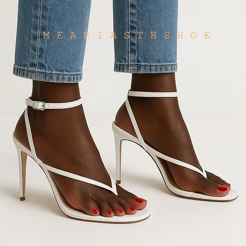 รองเท้าแตะรัดส้นแบบไขว้สีเบจดำ - Dress Shoe Pointed บทวิจารณ์และราคา