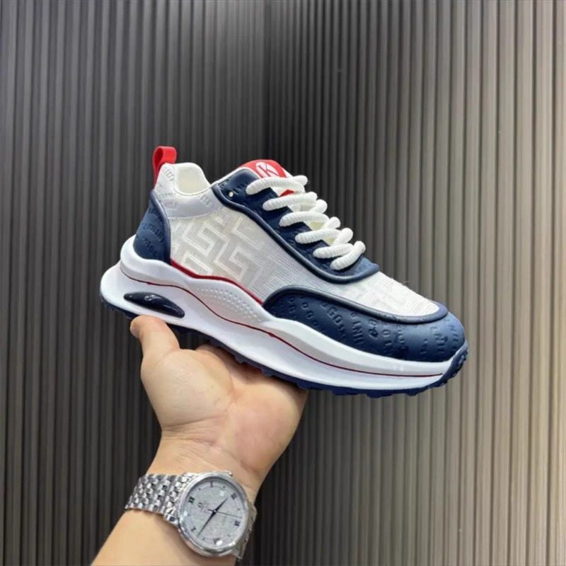 รองเท้าผ้าตาข่ายสีขาวแฟชั่นสำห - Men'S Shoes Green And White บทวิจารณ์และราคา