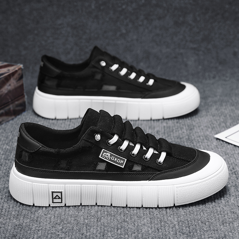 ใหม่รองเท้าลำลองผู้ชายรองเท้าผ - Men'S Shoes Green And White บทวิจารณ์และราคา