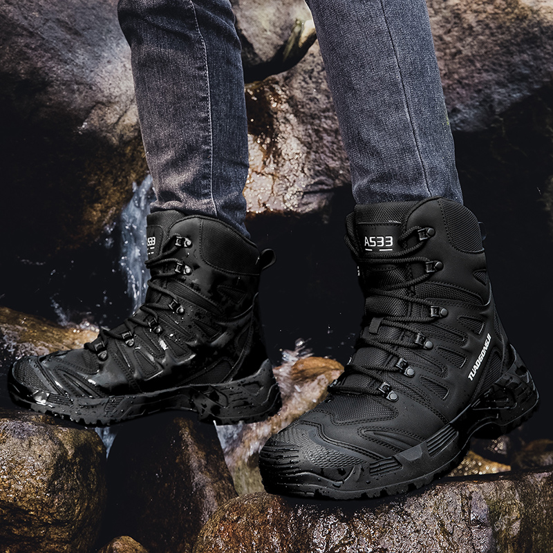 รองเท้าเดินป่าฝึกยุทธวิธีกลางแ - Men'S Training Shoes บทวิจารณ์และราคา
