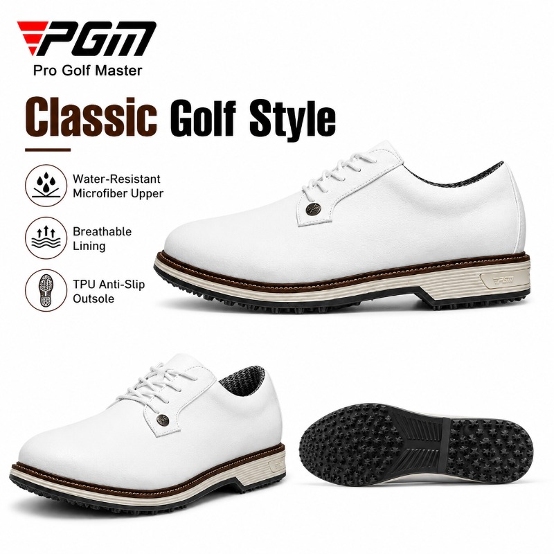 PGM รองเท้ากอล์ฟกันน้ำสำหรับผู - Men Shoes Eu To Us Size บทวิจารณ์และราคา
